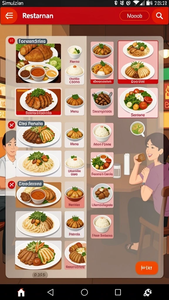 Tampilan antarmuka yang user-friendly untuk kemudahan navigasi.
