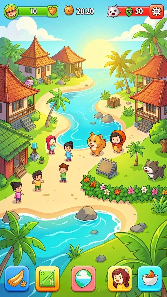 Gameplay yang dinamis dan penuh tantangan.