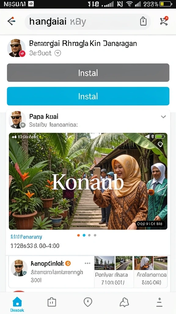 Momen seru saat menyelesaikan tantangan sulit.