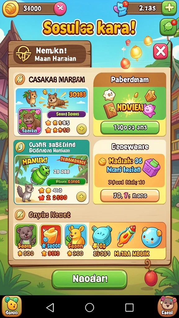 Tampilan antarmuka yang menarik dan ramah pengguna.