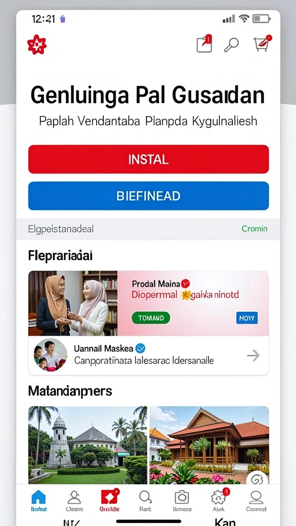 Tampilan antarmuka yang sederhana dan intuitif.