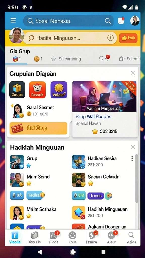Mode permainan yang beragam dan menarik.