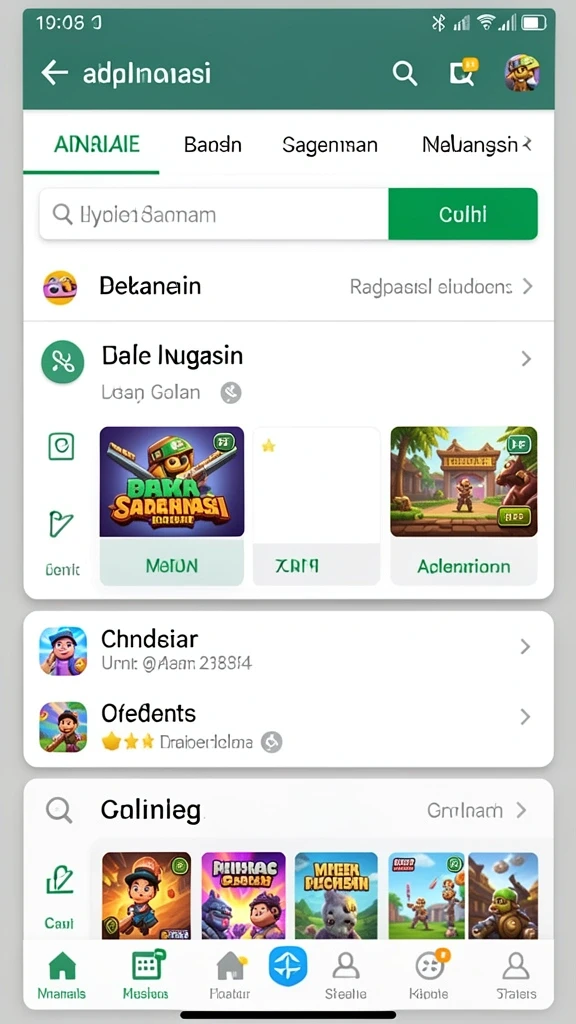 Karakter yang dapat dipilih memberikan variasi dalam permainan.