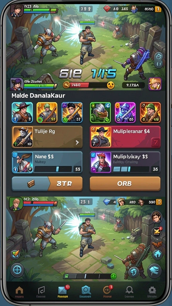 Screenshot menunjukkan karakter utama dalam aksi.
