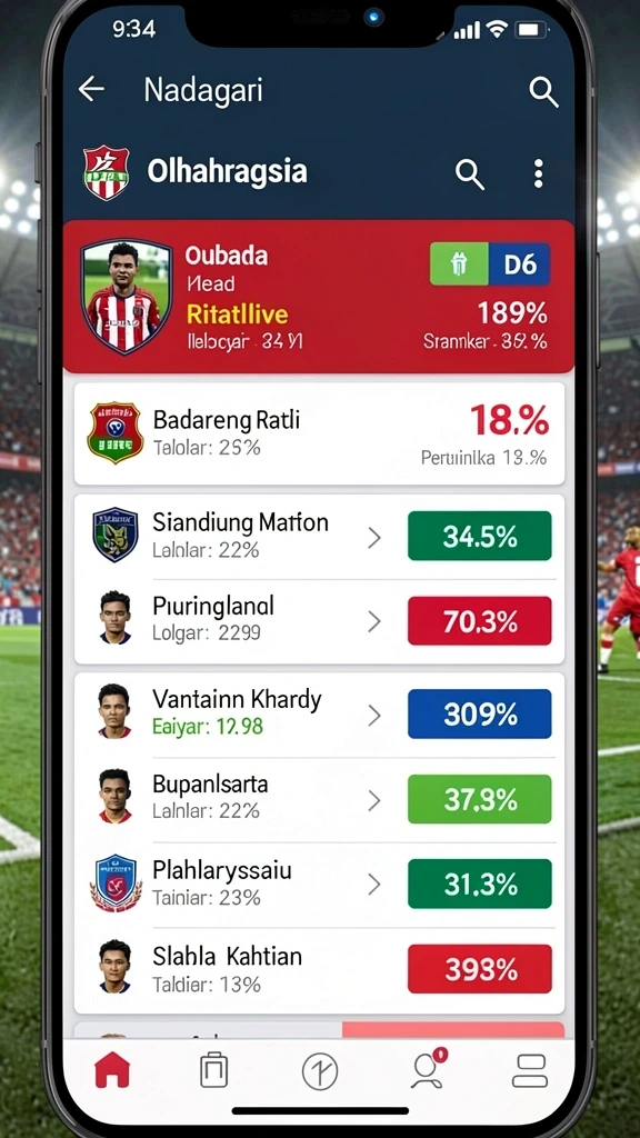 Tampilan menu utama yang menarik.