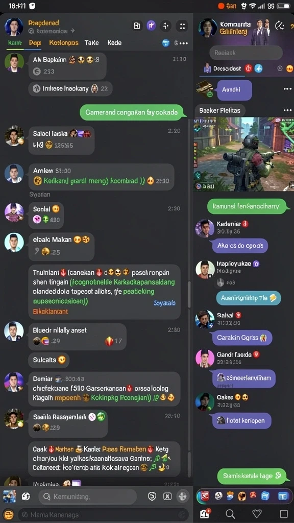 Tampilan awal yang memikat dan penuh warna.