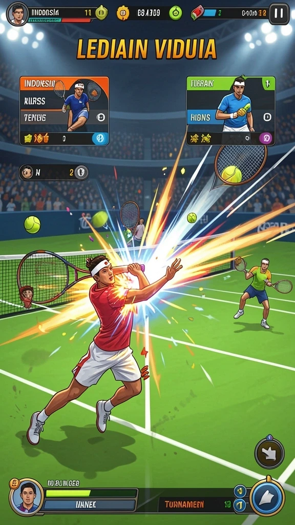 Fitur multiplayer yang memungkinkan kompetisi seru.