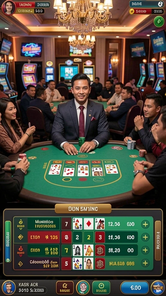 Tampilan level menantang yang menarik.