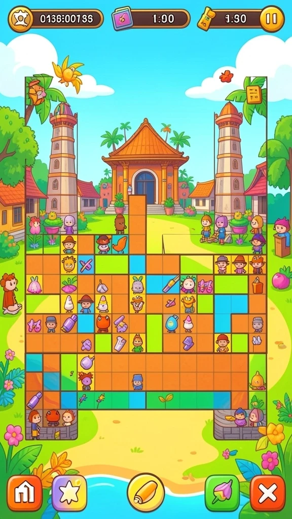 Screenshot dari mode multiplayer yang seru.