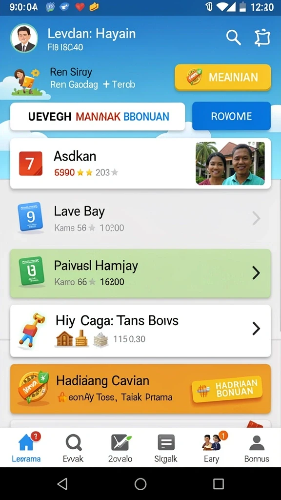 Karakter kustomisasi yang unik dan beragam.