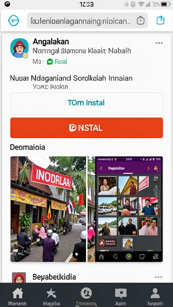 Tampilan antarmuka yang ramah pengguna.