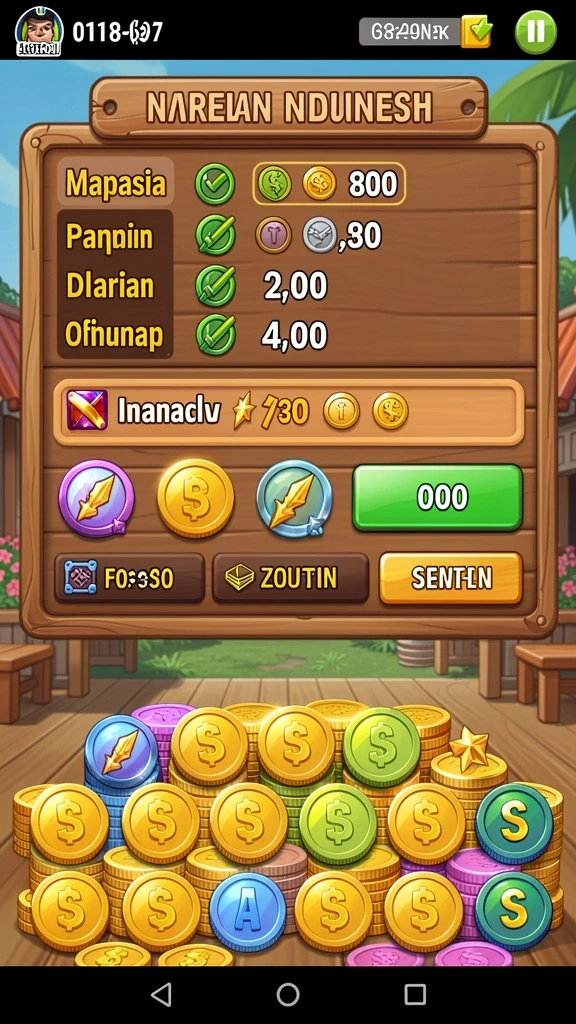 Level menantang dengan berbagai rintangan seru.