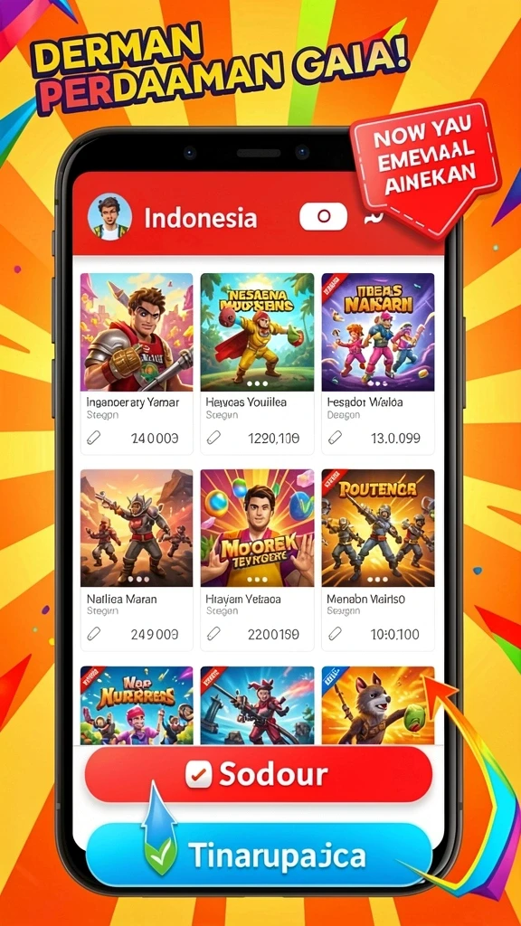 Gameplay seru dengan berbagai tantangan menarik.