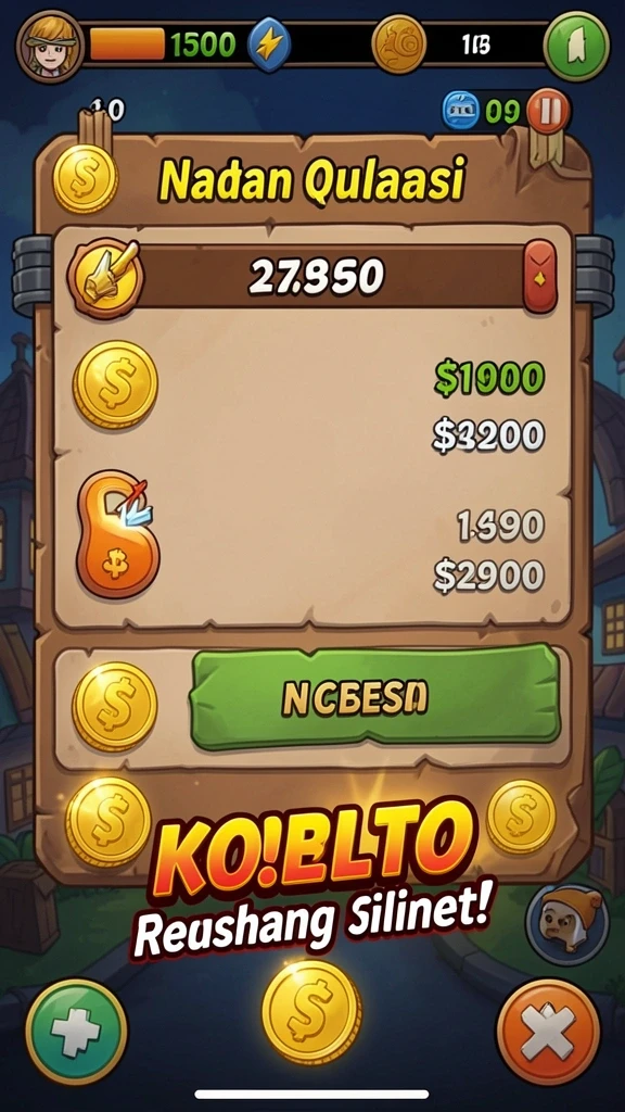 Fitur rewards yang membuat setiap permainan semakin menarik.