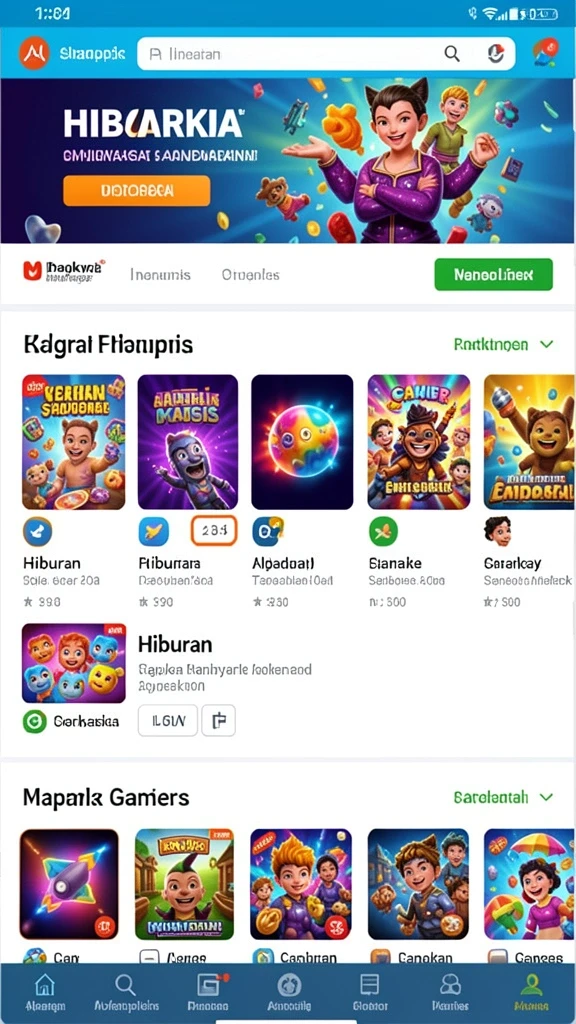 Karakter dengan desain menarik dan unik.