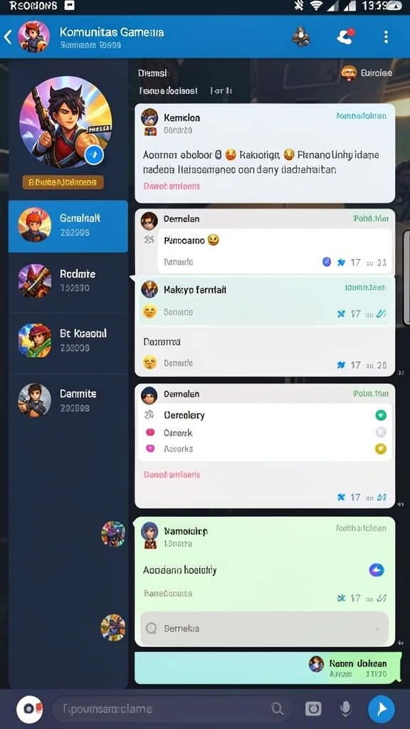 Screenshot menunjukkan karakter utama dalam aksi.