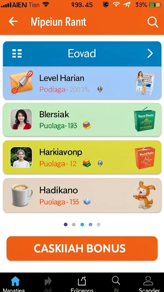Karakter utama dalam NAGAWIN siap memulai petualangan.