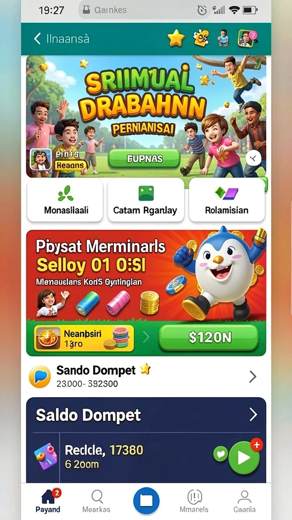 Tangkapan layar menampilkan antarmuka permainan yang menarik.
