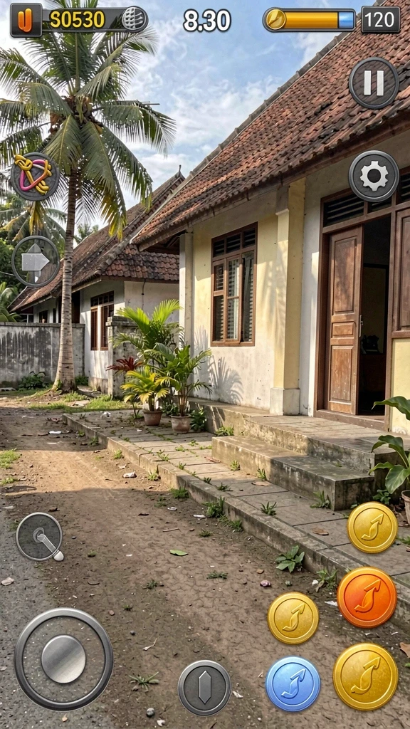 Melihat momen seru saat bermain mode multiplayer.