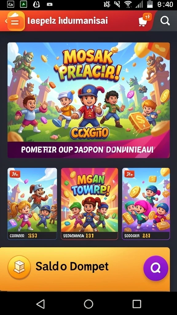 Tampilan awal gameplay RAJACAIR yang memukau.