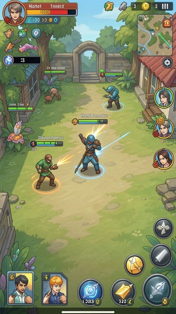 Momen seru saat bermain multiplayer dengan teman.