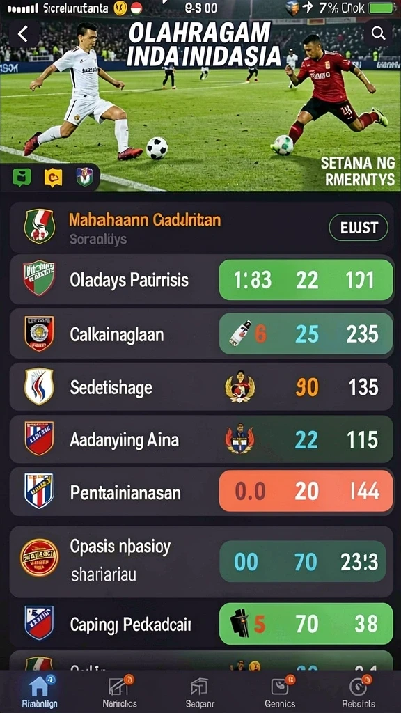 Pemandangan level yang menakjubkan dan penuh warna.