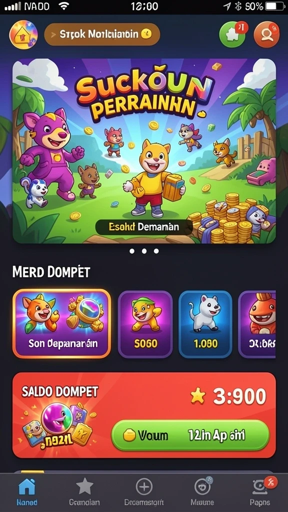 Gameplay seru dengan berbagai tantangan menarik.