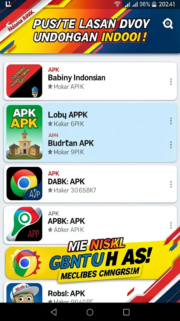Berbagai karakter unik yang bisa dipilih.