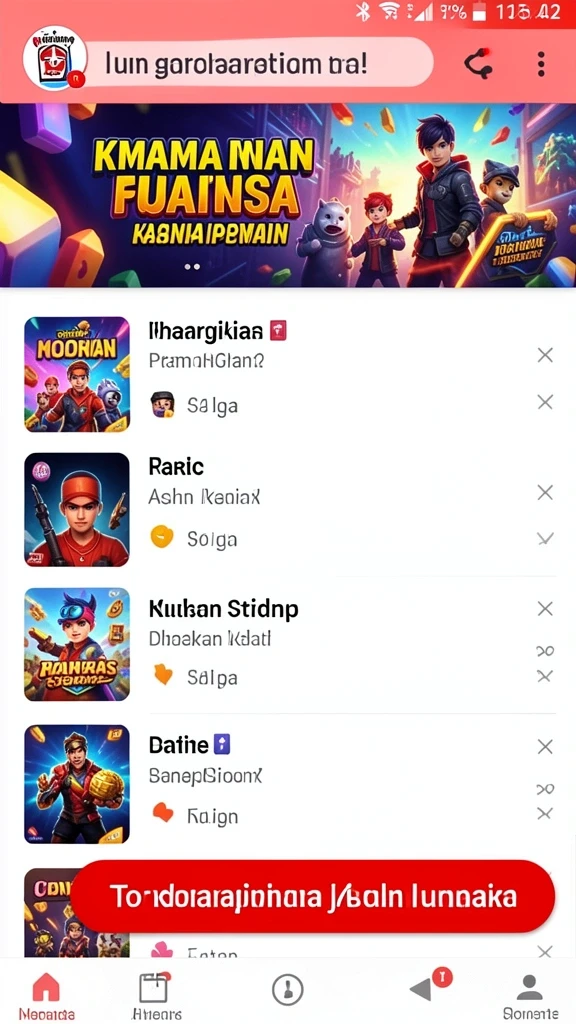 Karakter-karakter unik yang bisa dimainkan.