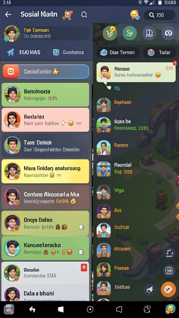 Visual karakter menarik dalam SULEBET yang siap bertarung.