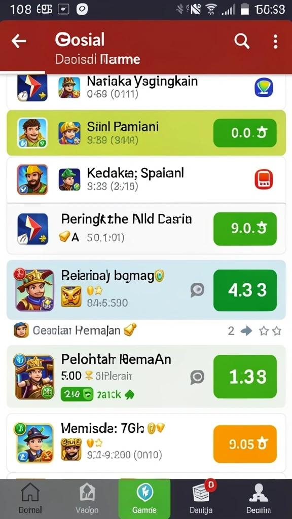 Berbagai karakter menarik untuk dipilih dan dimainkan.