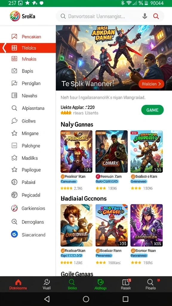 Tampilan antarmuka yang bersih dan mudah dinavigasi.